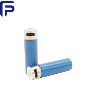 3.7V AA USB Şarj Edilebilir Pil 14430 920mAh PVC Malzeme RoHS Sertifikası