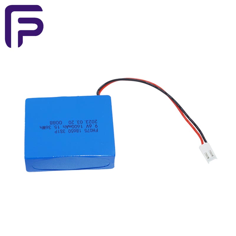 Baterai Lithium Suhu Tinggi Siklus Dalam 18650 9.6V 1600mAh