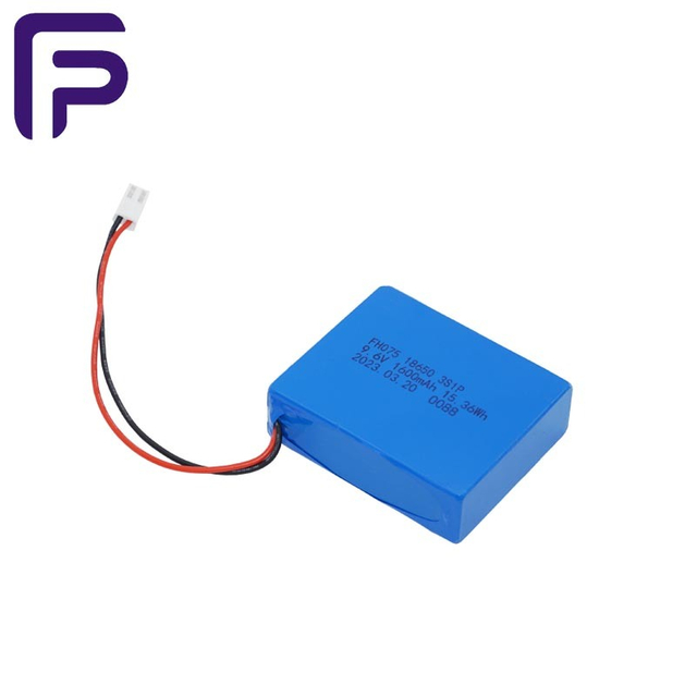 แบตเตอรี่ลิเธียมอุณหภูมิสูงรอบลึก 18650 9.6V 1600mAh