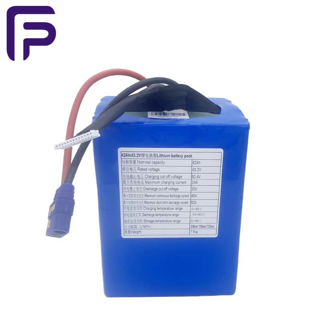 Paket Baterai Lithium Polymer 18650 Baterai Daya Uav 43.2V/42ah