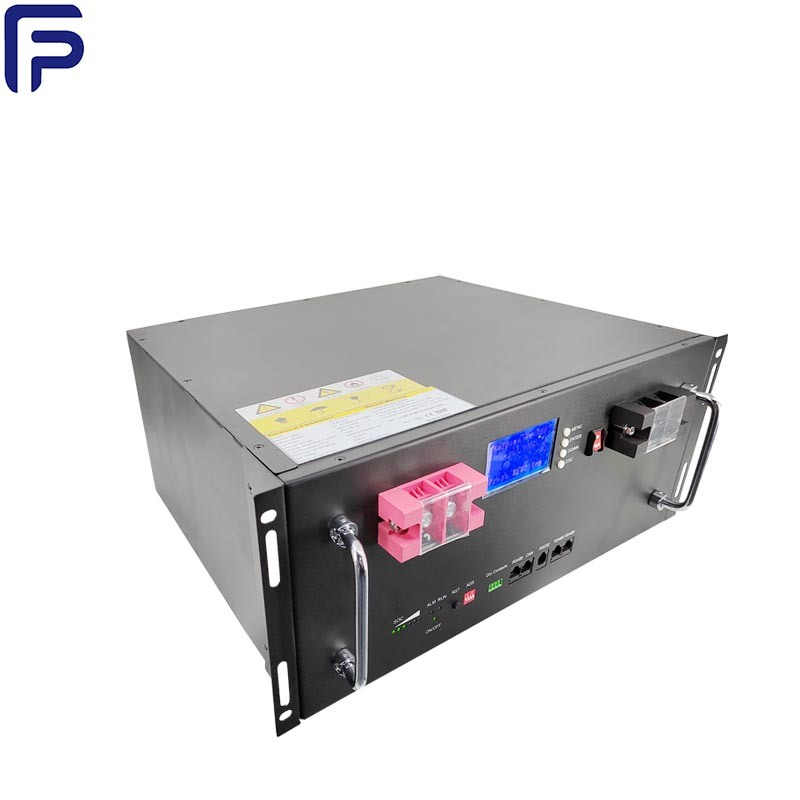  51.2V100ah-5120wh แบตเตอรี่เก็บพลังงาน LiFePO4 แบบแร็ค